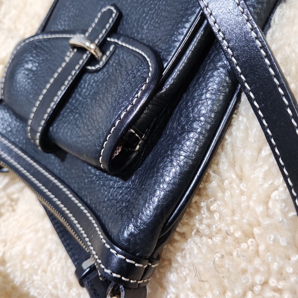 Dooney Bourke Black Leather Crossbody - Picture 4 of 8
